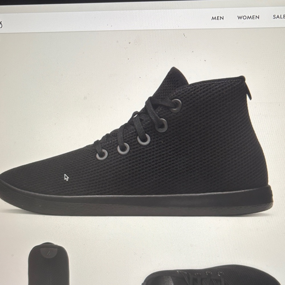 NWT all birds tree topper Black High-Top Men's Sneakers